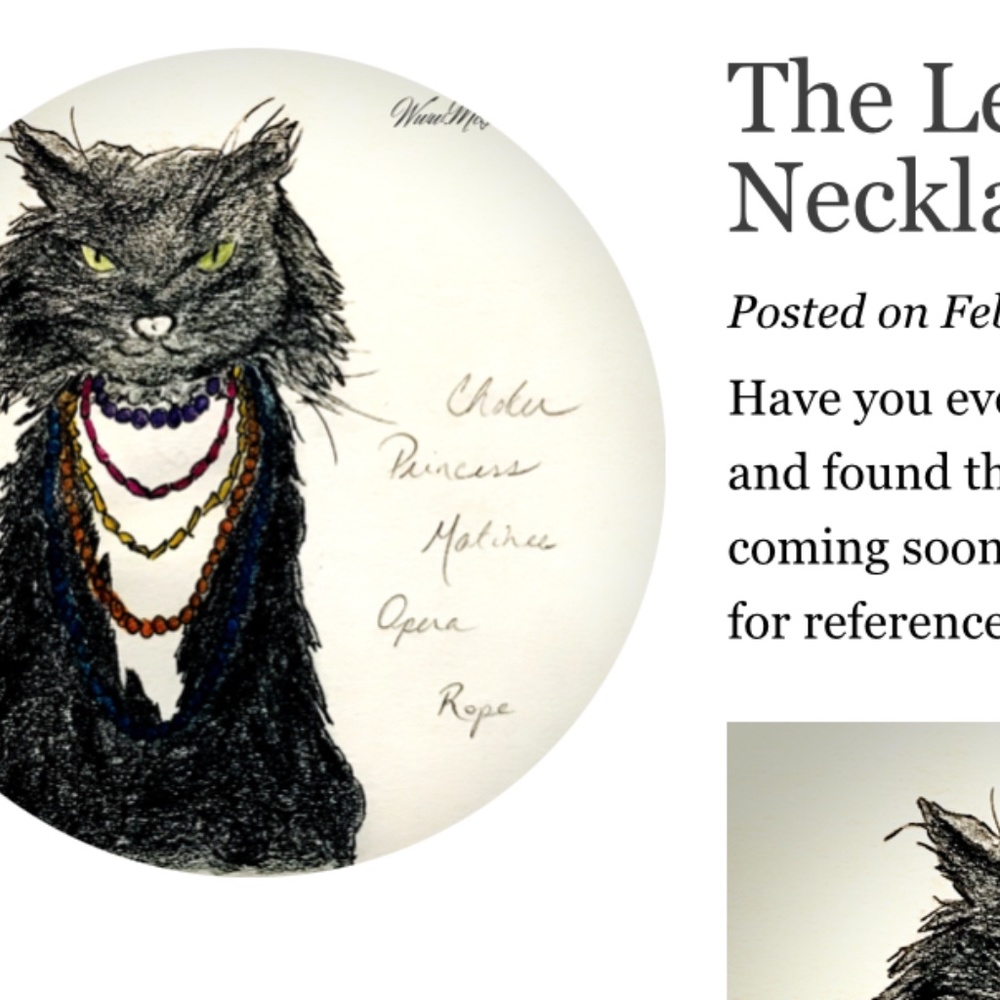 The Lengths We Will Go To :: A Reference to Necklace Lengths for Adults and Kids